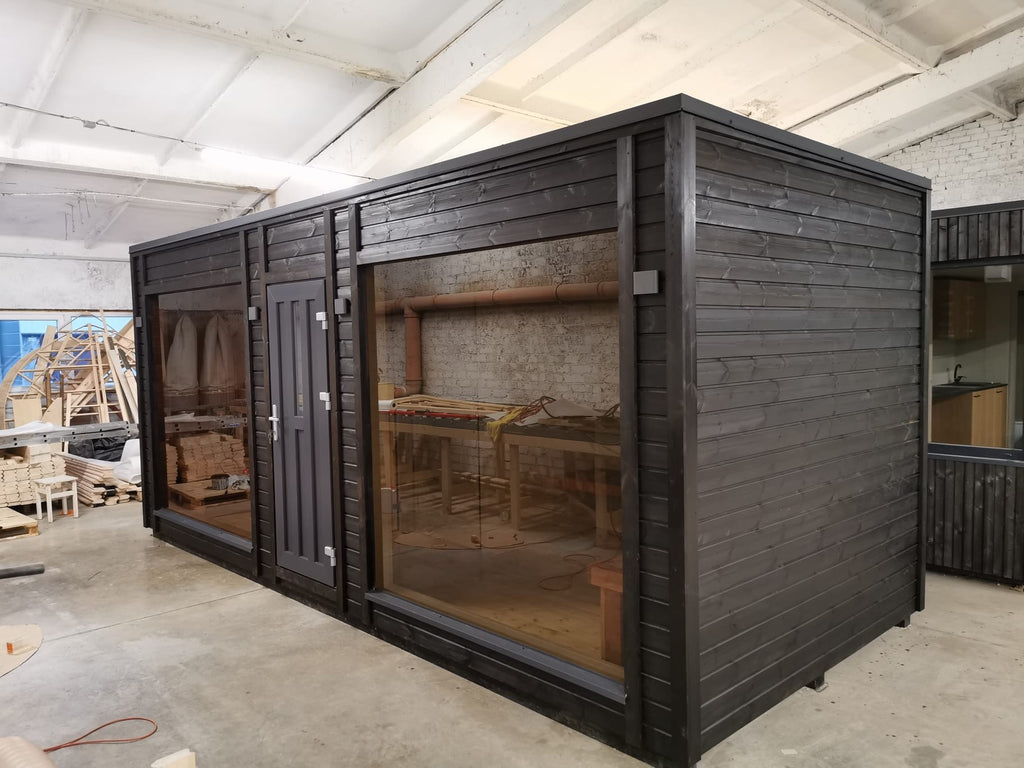 Luxury ulkosauna