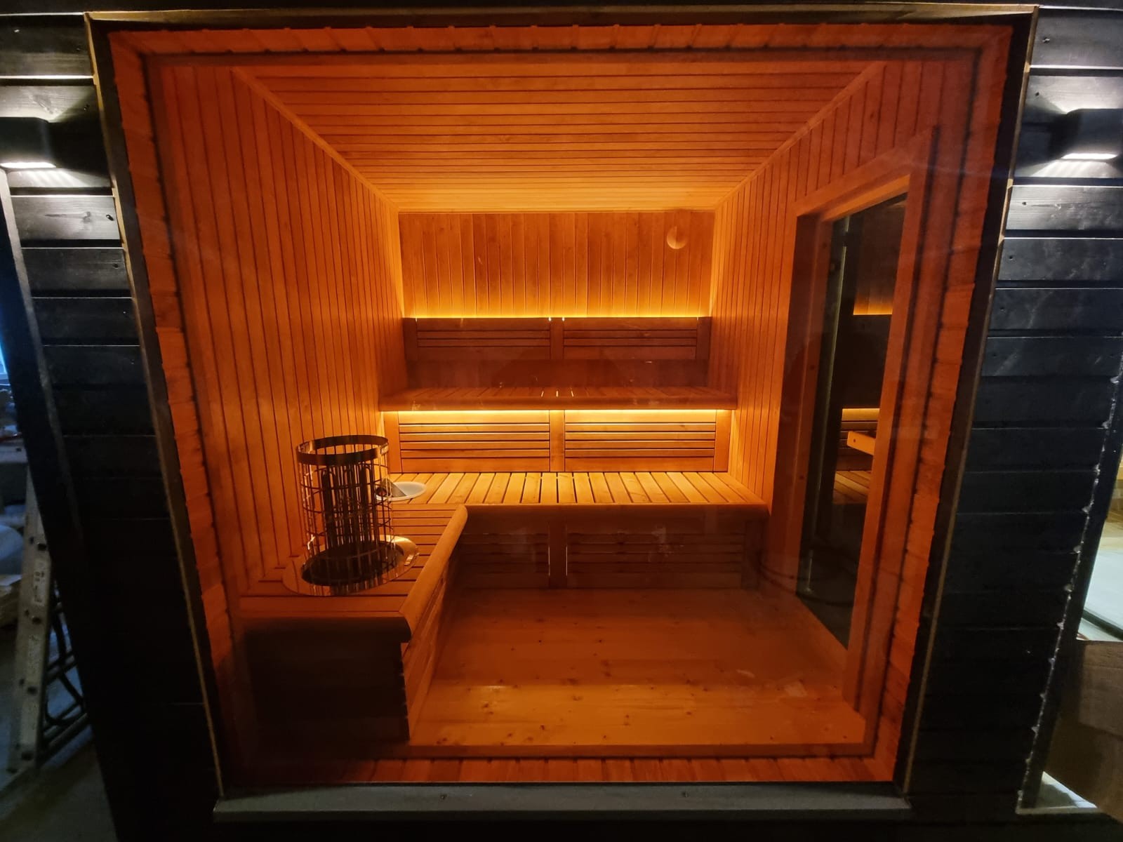 Luxury ulkosauna